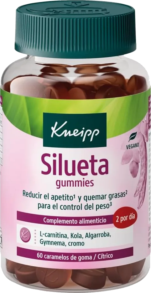 Embalagem de Kneipp Silueta Gummies, 60 gomas